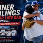 Reiner Siblings Honor Late Dad with Emotional Dodger Stadium First Pitches