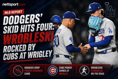 Dodgers' Skid Hits Four: Wrobleski Rocked by Cubs at Wrigley