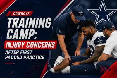 Cowboys Training Camp: Injury Concerns After First Padded Practice