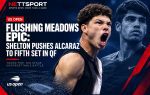 Flushing Meadows Epic: Shelton Pushes Alcaraz to Fifth Set in QF