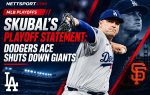 Skubal's Playoff Statement: Dodgers Ace Shuts Down Giants