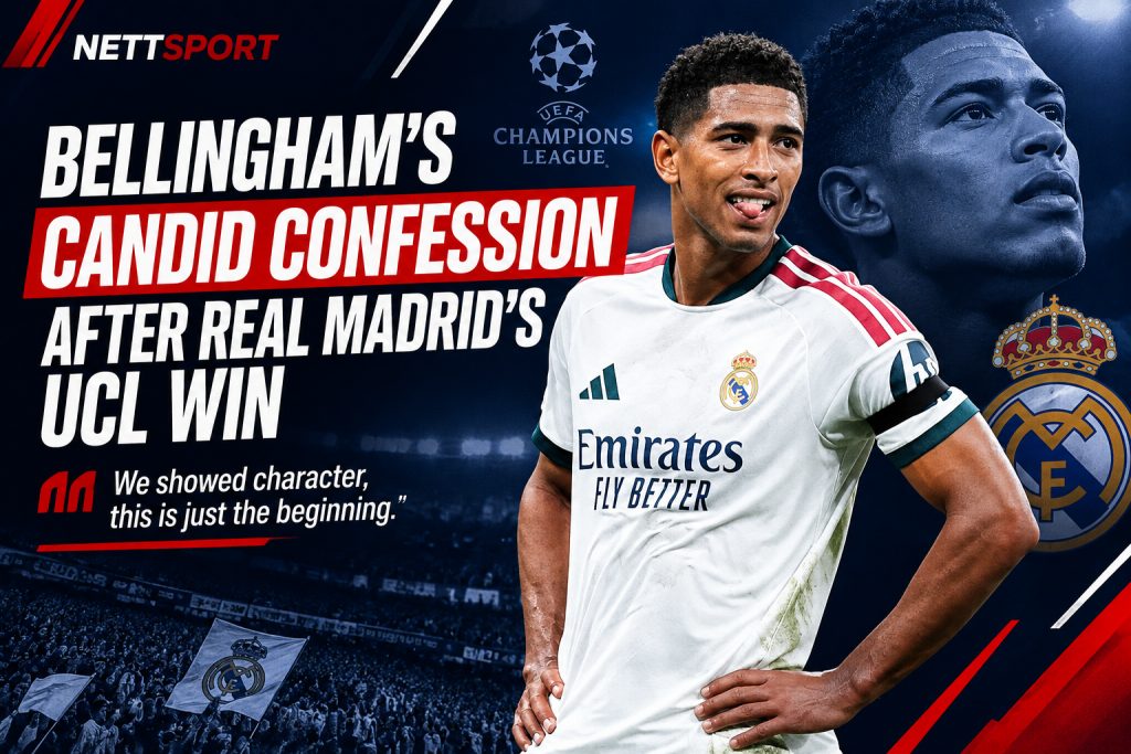 Bellingham's Candid Confession After Real Madrid's UCL Win